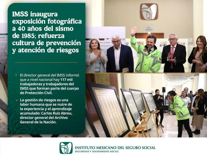 Sismo del 85: IMSS presenta exposición para conmemorar 40 aniversario de la tragedia