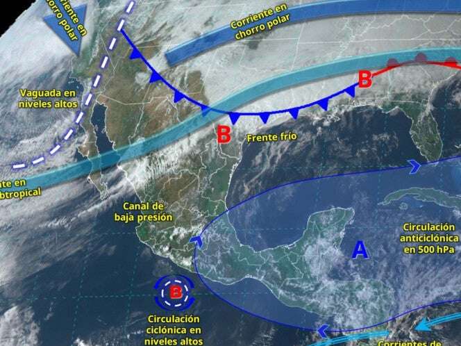 Clima en México este 12 de febrero de 2025: Llega un nuevo frente frío