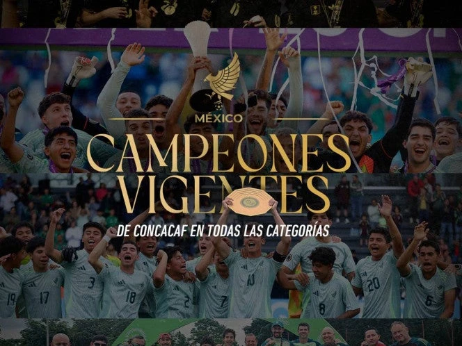 ¡Reyes de Concacaf! México es campeón en todas las categorías