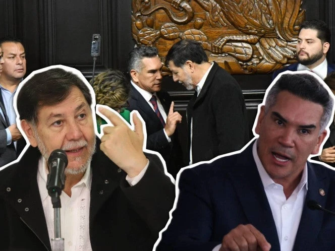 Alejandro Moreno Ferardo Fernández Noroña pelea Senado sanciones
