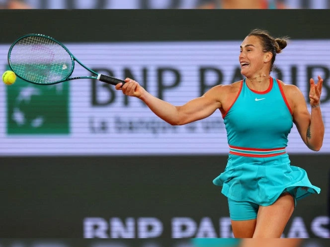Aryna Sabalenka vive 'día de picnic' en Roland Garros