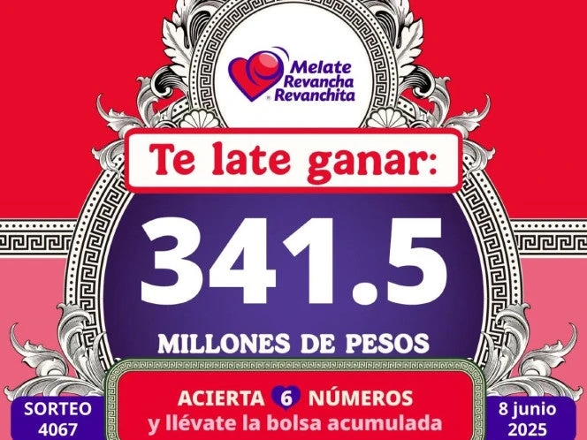 Melate: Resultados del sorteo del 8 de junio de 2025