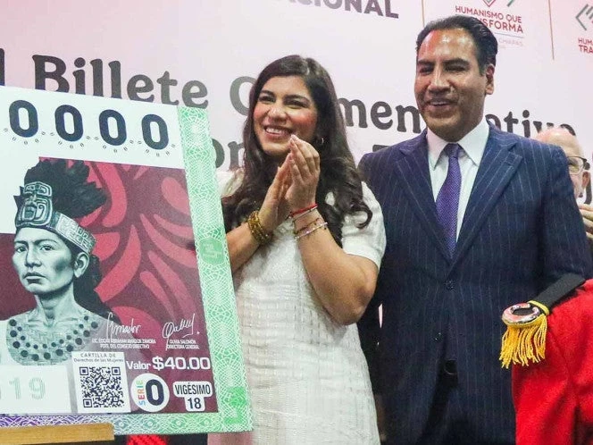 Lotería Nacional continúa con sorteo foráneo en Palenque, Chipas para rendir tributo a la Mujer Indígena Maya 