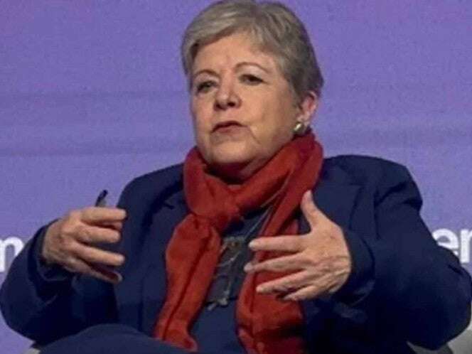 Alicia Bárcena presentó en Davos el Plan México