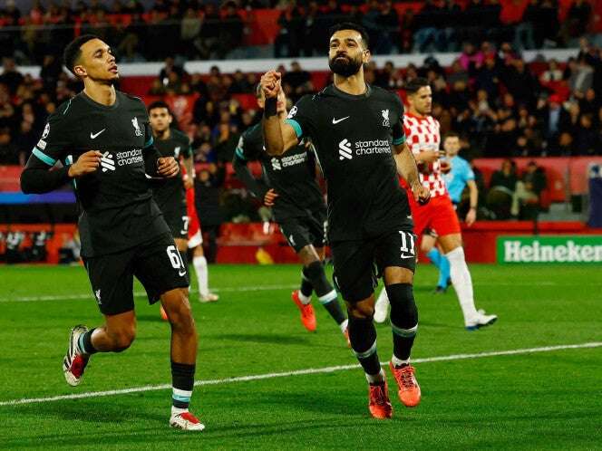 Liverpool vence a Girona y cierra el año como líder en Champions