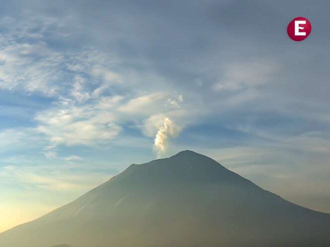 ¡Popocatépetl le baja a su actividad! Registra sólo 42 exhalaciones