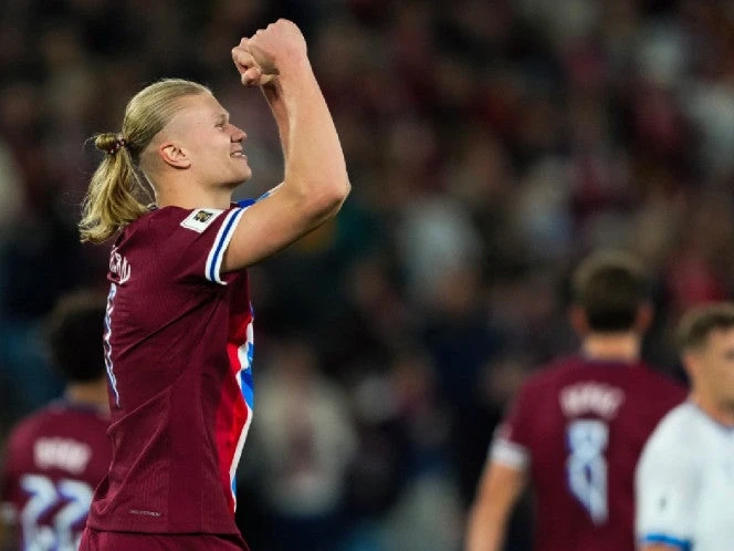 Erling Haaland es imparable: Marca un triplete con Noruega