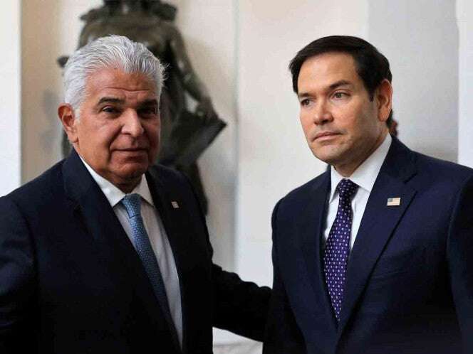 Marco Rubio discute con el presidente de Panamá las exigencias de Trump sobre el canal