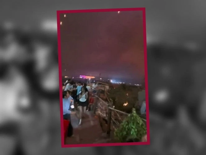VIDEO: Espectáculo con pirotecnia y drones en China termina en 'lluvia de fuego'