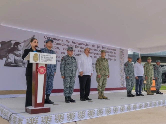 Inaugura Evelyn Salgado instalaciones de la Coordinación de la Guardia Nacional en Guerrero
