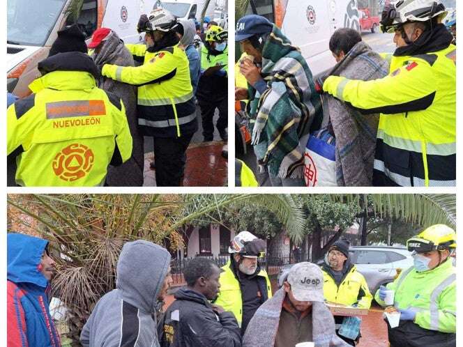 Reparten cobijas entre personas en situación de calle que se niegan a ir a un albergue