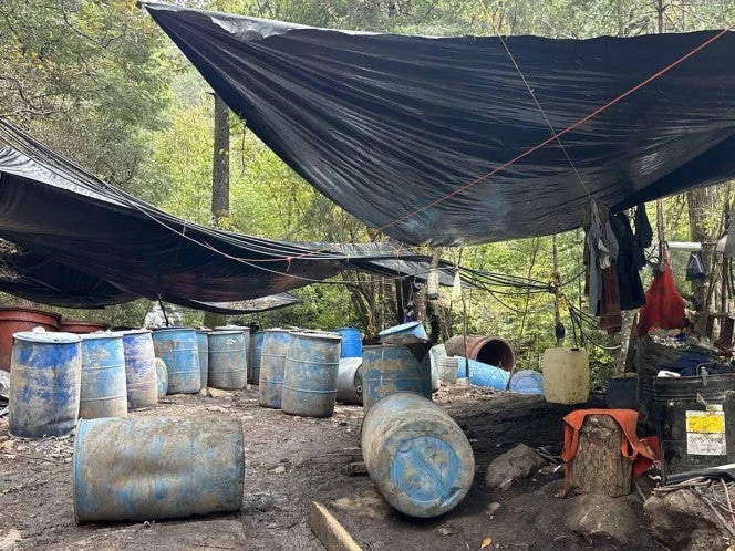 Desmantelan narcolaboratorio que producía 50 toneladas de metanfetamina a la semana