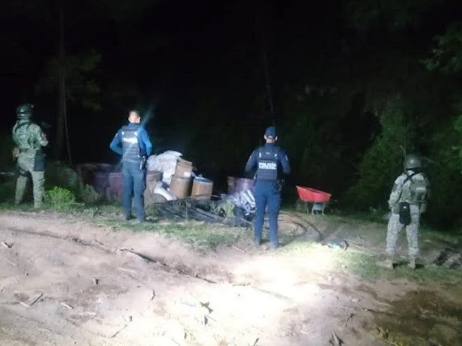 Desmantelan narcolaboratorio en Acaxochitlán, Hidalgo 