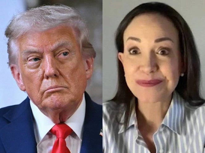 Trump desconoce a Corina Machado a pesar de que le dedicó el Nobel de la Paz 2025