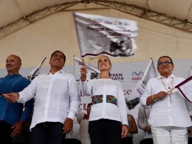 Sheinbaum da banderazo de salida a inicio de la construcción del Parque Ecoturístico “La Ceiba” 