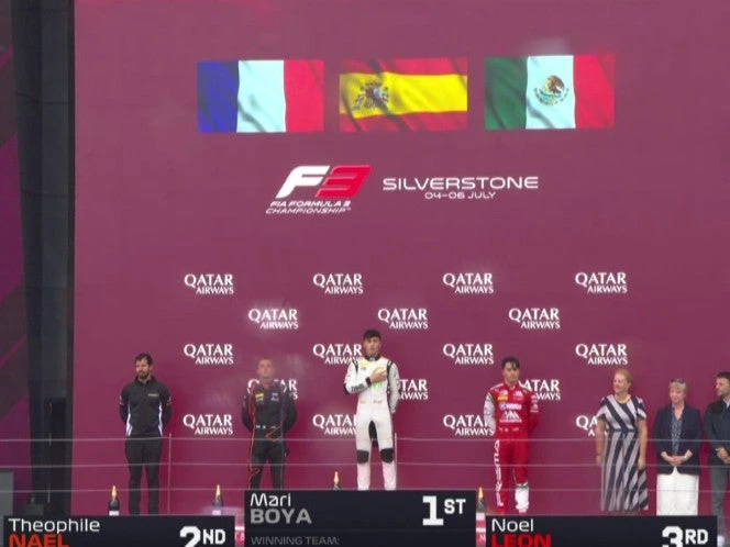 F3: Noel León logra oodio mexicano en la antesala de la F1 en Silverstone