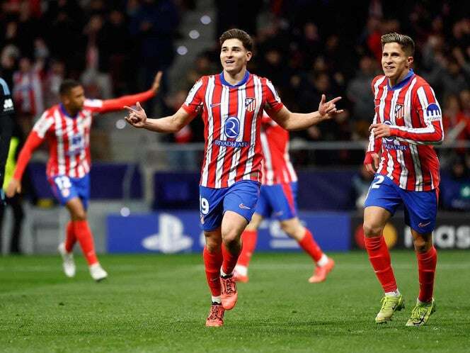 Atlético de Madrid golea y escala en la Champions League