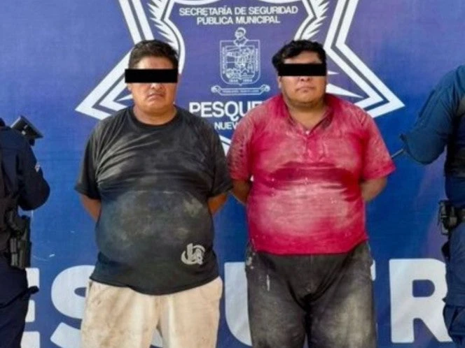 Caen dos 'ecolocos' por arrojar cascajo a río en Nuevo León