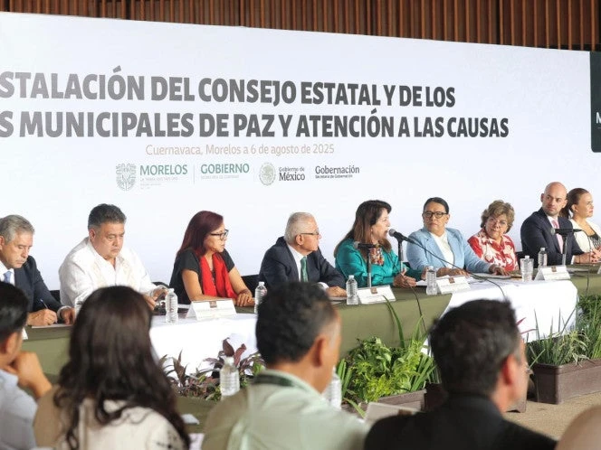 Instalan Consejo Estatal y Consejos Municipales de Paz en Morelos