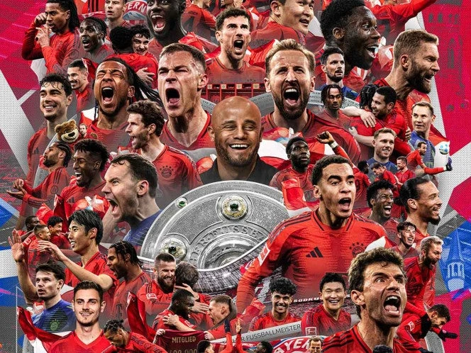¡Bayern Múnich vuelve a ser campeón de la Bundesliga!