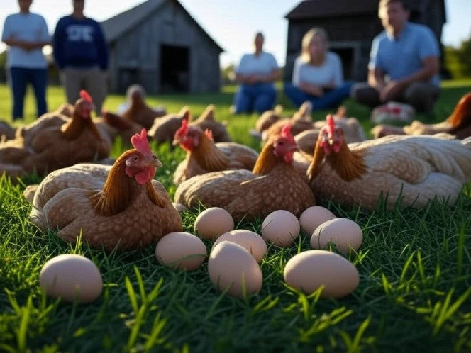 Se pone de moda alquilar gallinas por altos precios del huevo en EU