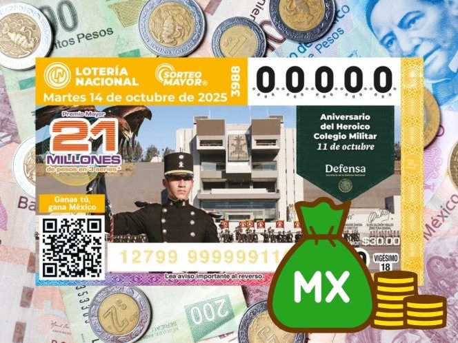 Lotería Nacional: Resultados del Sorteo Mayor 3988 del 14 de octubre de 2025