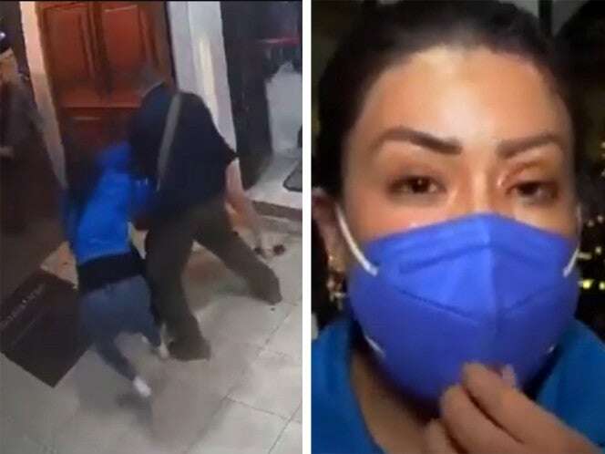 VIDEO: Mujer denuncia a la saxofonista María Elena Ríos en Oaxaca por ataque a golpes