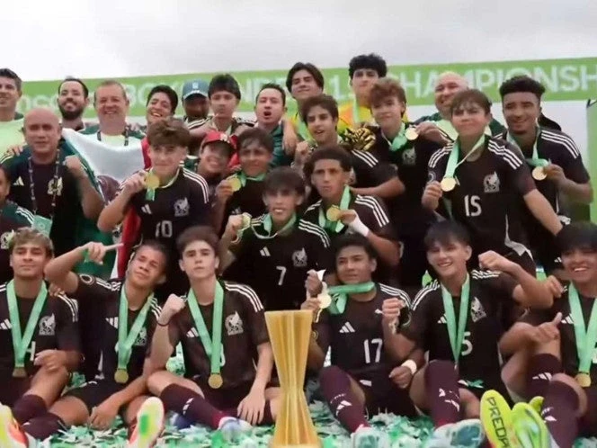 Selección Mexicana Sub-15 conquista el Campeonato de Concacaf