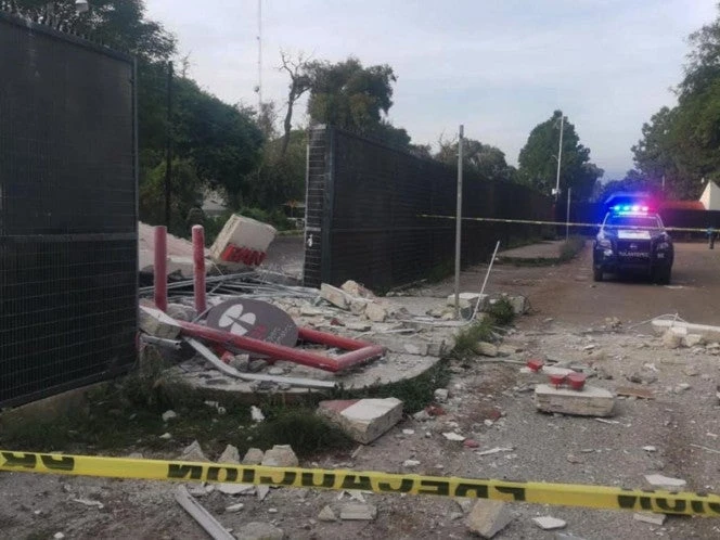 Vuelan con explosivos cajero automático en Hidalgo; segundo en menos de un mes
