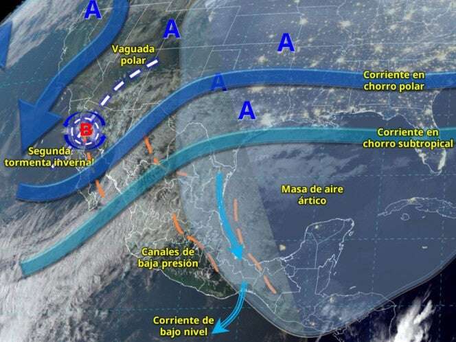 Clima en México este 9 de enero de 2025: Continuarán nevadas por la segunda tormenta invernal  