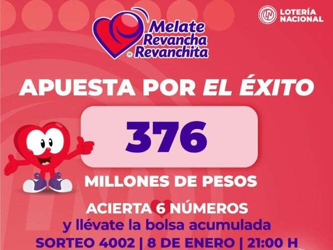 Melate: Resultados del sorteo del 8 de enero de 2025