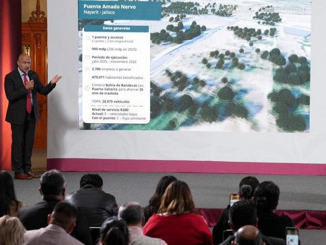 SICT anuncia inicio de obras de puente que unirá a Nayarit con Jalisco