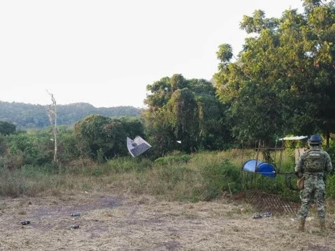 Semar destruye centro de adiestramiento de Los Chapitos en Sinaloa
