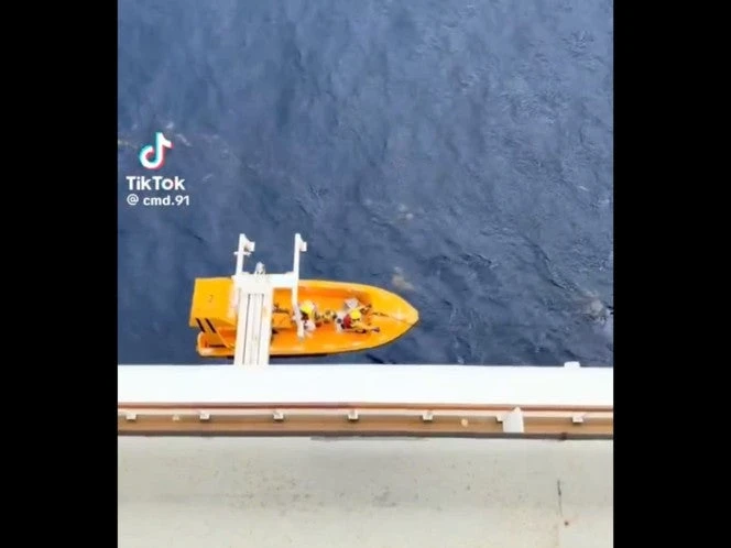 ¿Héroe o imprudente?: padre se lanza al mar tras caída de su hija en un crucero