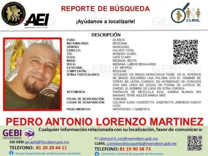 Ayúdanos a encontrar a Pedro Antonio, es enfermero del IMSS