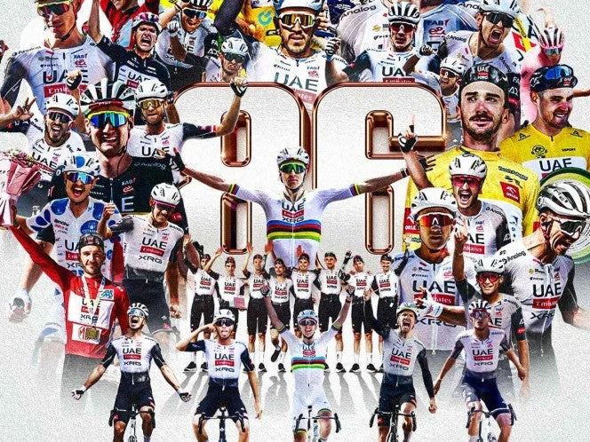Isaac del Toro y el récord histórico de 86 victorias del UAE Emirates-XRG