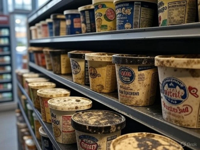 Retiran miles de cajas de helado por estar contaminadas con peligrosa bacteria