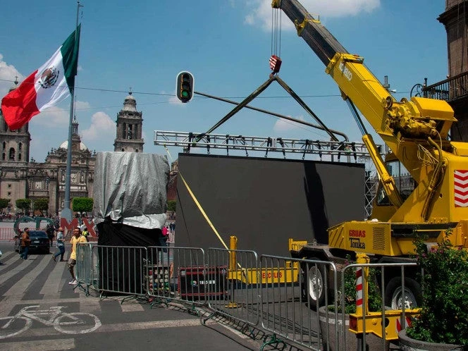 Gobierno de México analiza instalar pantallas gigantes en el Zócalo para el Mundial 2026
