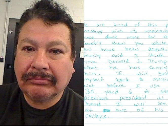 Arrestan a migrante mexicano que amenazó con disparar a Trump