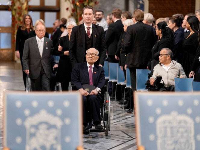 Nihon Hidankyo, asociación ganadora del Nobel de la Paz, pide un mundo sin armas nucleares