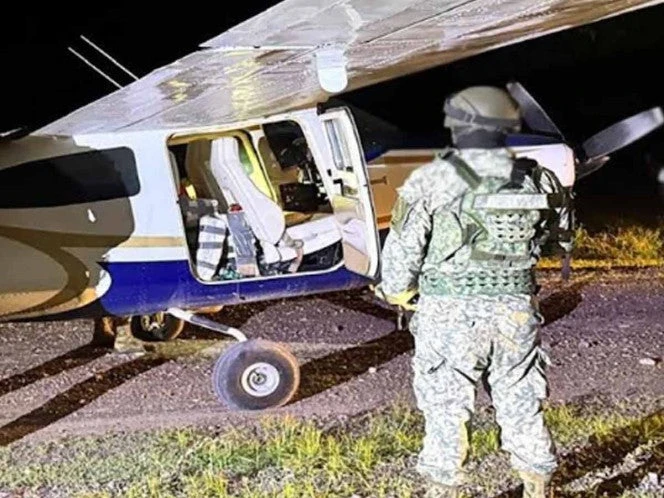 Defensa segura aeronave con cocaína en Colima 