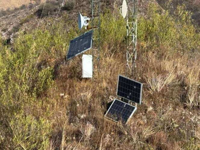 Estas son las antenas solares inhibidoras de frecuencia que usa el crimen organizado