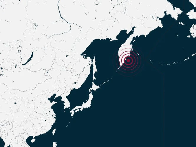Sismo de magnitud 7.8 vuelve a sacudir la península de Kamchatka, Rusia