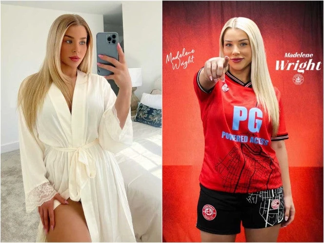 De OnlyFans a las canchas, Madelene Wright vuelve al futbol