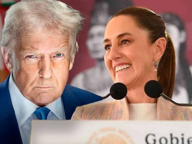 Nada por la fuerza: Claudia Sheinbaum a Trump