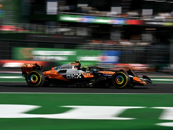 Lando Norris es el más rápido de la P3 del GP de México