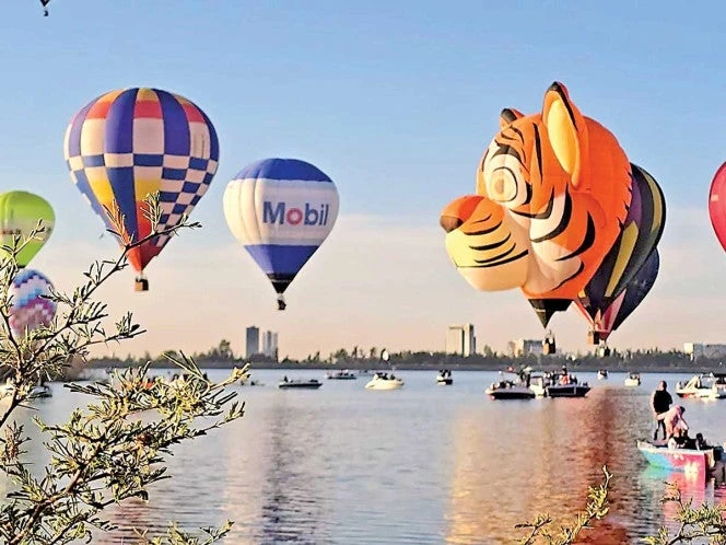 Surcan el cielo leonés globos de 25 países; el festival se realiza en Guanajuato