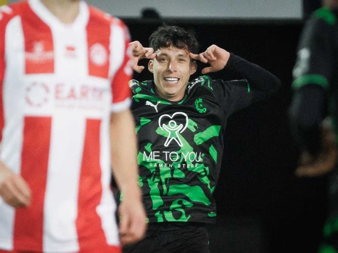 Heriberto Jurado anota su primer gol en Europa