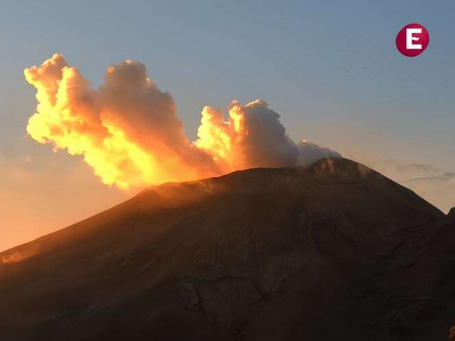 Popocatépetl le baja al tremor, pero sube las exhalaciones