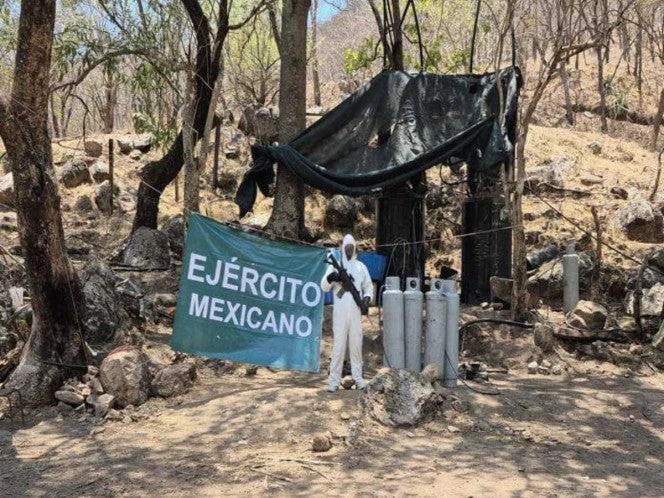 Desmantelan narcolaboratorio en Coyuca de Catalán, Guerrero